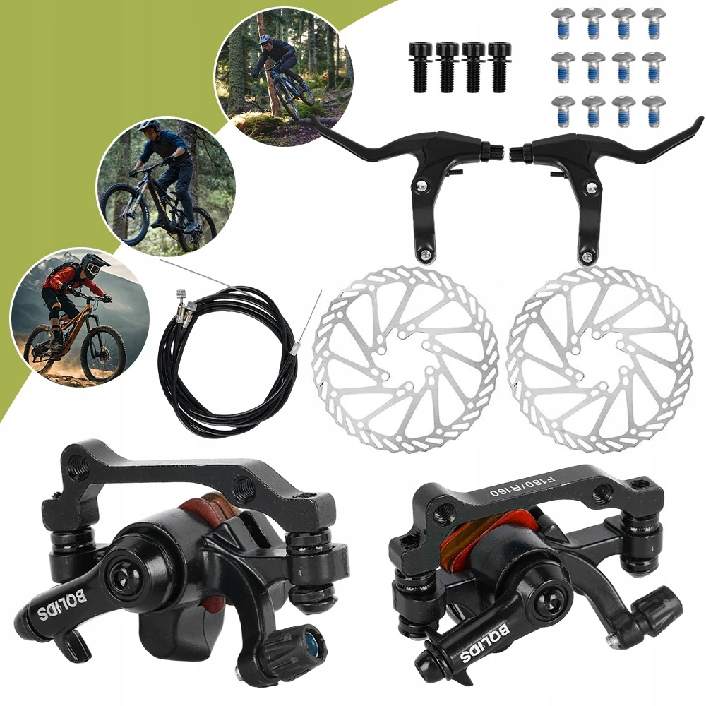 Saccon HIDRAULINIŲ DISKINIŲ STABDŽIŲ RINKINYS MTB DVIRAČIUI PRIEKINIS GALIS 160mm