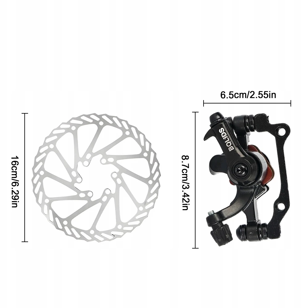 Saccon HIDRAULINIŲ DISKINIŲ STABDŽIŲ RINKINYS MTB DVIRAČIUI PRIEKINIS GALIS 160mm