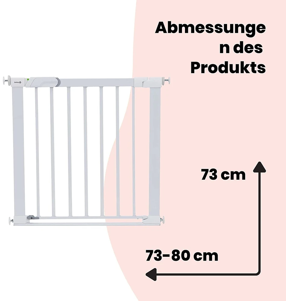 Safety 1St Saugūs 1st Flat Step išsiplėtimo vartai 73-80cm