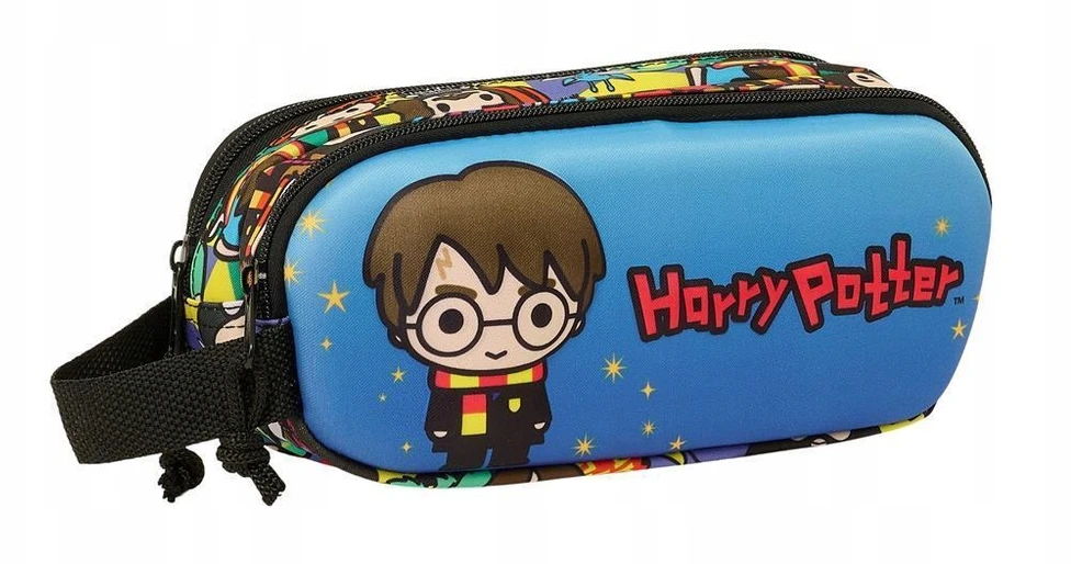 Safta Dviguba Harry Potter kuprinė, mėlyna, daugiaspalvė, 21x8x6 cm, 3d