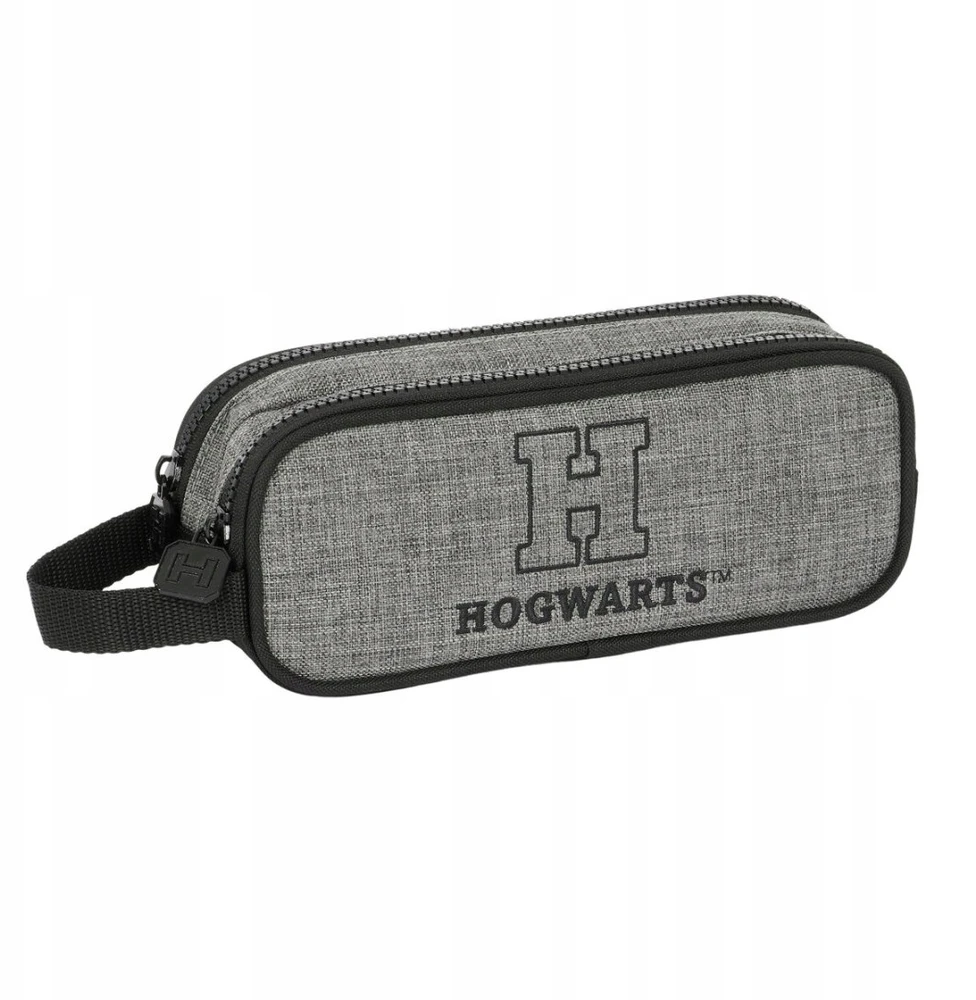 Safta Dvigubas penalas Harry Potter House of champions Juoda Pilka 21 x 8 x 6 cm