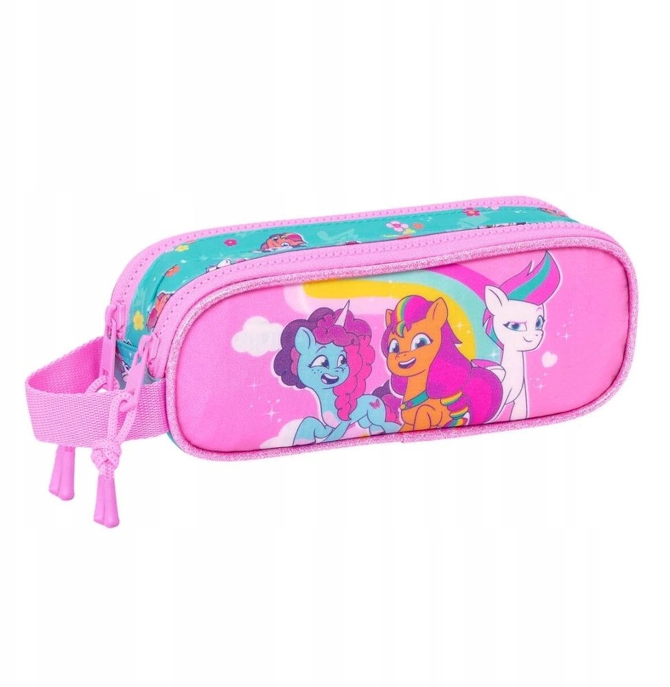 Safta Dvigubas penalas My Little Pony Magic Rožinė Turkis 21 x 8 x 6 cm W2S-S4310603