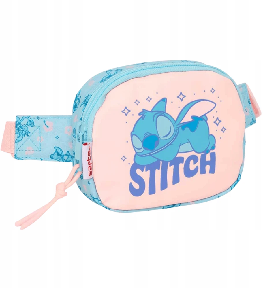 Safta Nerka dziecięca Stitch saszetka na pas dziewczynka torebka biodrowa lekka