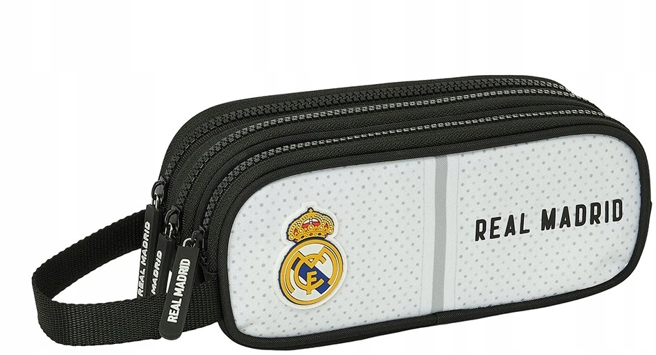 Safta Real Madrid Trikampė užtrauktuku, ideali 5-14 metų vaikams, patogi ir universali, kokybė ir