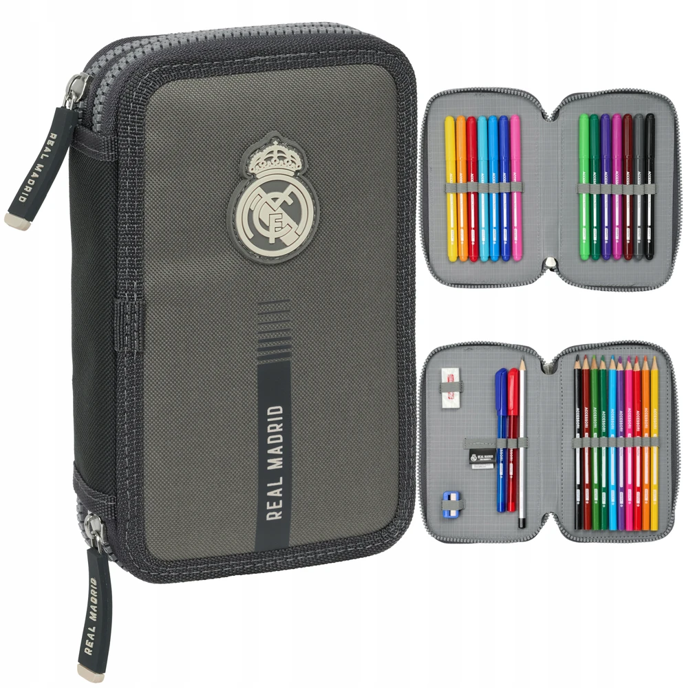 Safta Real Madrid dvigubas pieštukų penalas su priedais 28 vnt 412554854