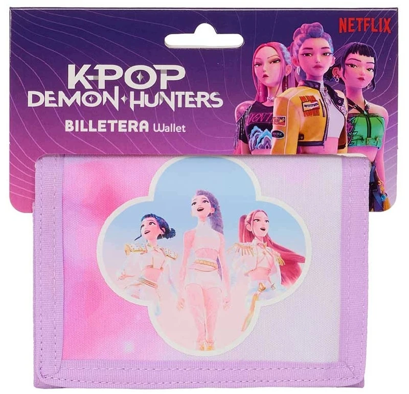 Safta VAIKŲ VELCRO PINIGINĖ IŠplečiama K-POP DEMON HUNTERS HUNTRIX piniginė