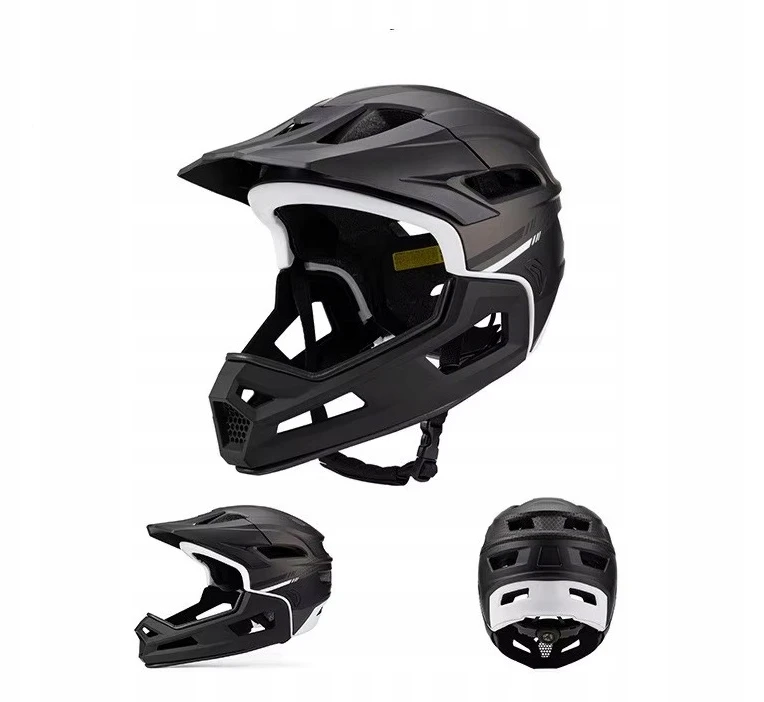 Sahoo Visą veidą dengiantis MTB dviračio šalmas su nuimama viso veido burna 58-62 cm