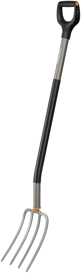 Fiskars Ergonomic šakė daržui (plokščiais virbais)