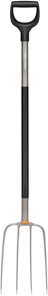 Fiskars Ergonomic šakė daržui (plokščiais virbais)