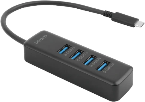 Nežinomas Šakotuvas VIVANCO 34292, USB-C, HUB, 4-portų