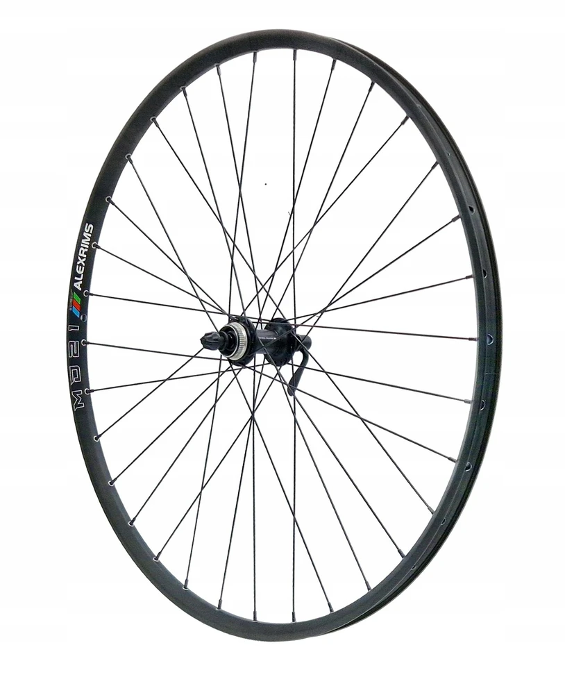Saks 29" priekinis dviračio ratas Shimano hbrm35b Alexrims juodas 32h
