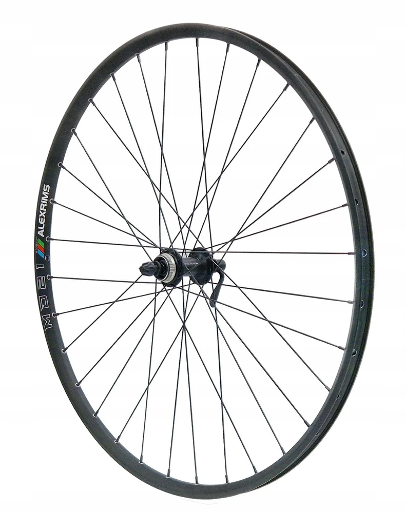 Saks 29" priekinis dviračio ratas Shimano hbrm35b Alexrims juodas 32h