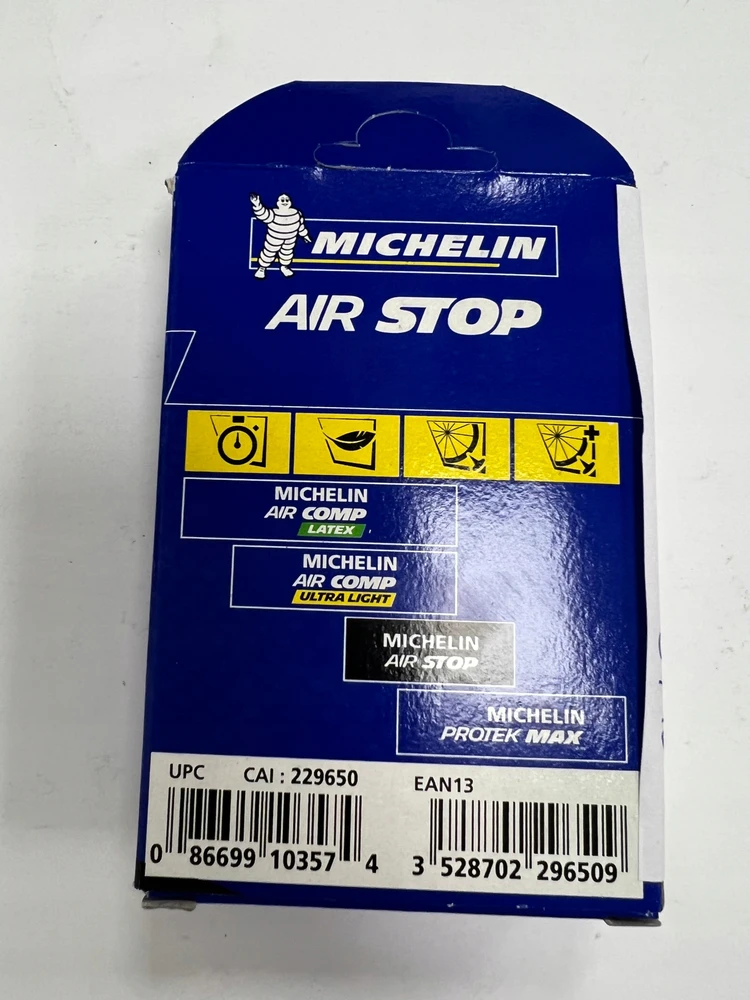 Saks MICHELIN Dviračio Kamera FV AIRSTOP 700x18/20/23/25
