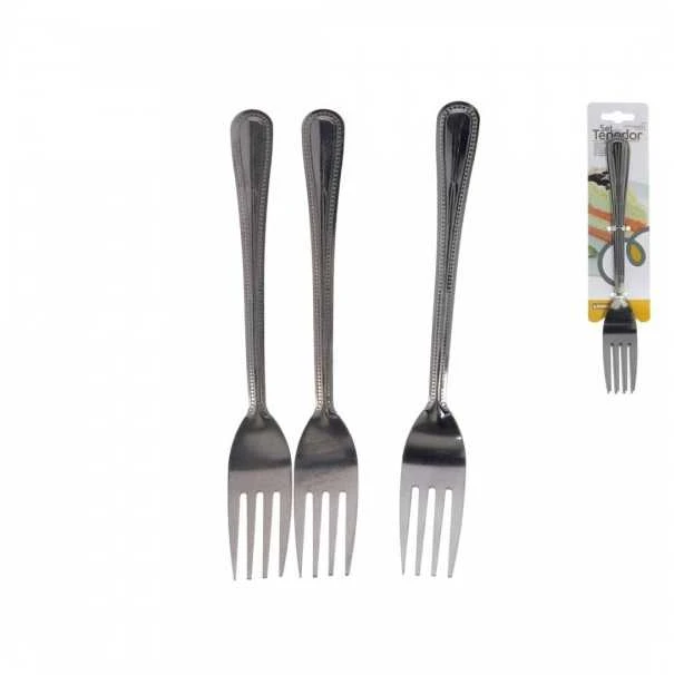 Kitchengo Be Prekinio Zenklo Šakutės, 18cm, 3vnt.