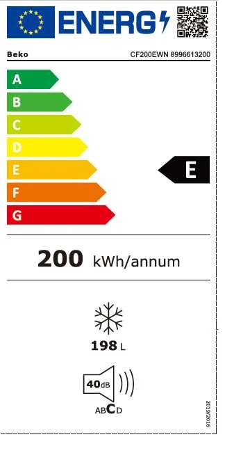 Šaldiklis BEKO CF200EWN (Nemokamas pristatymas)