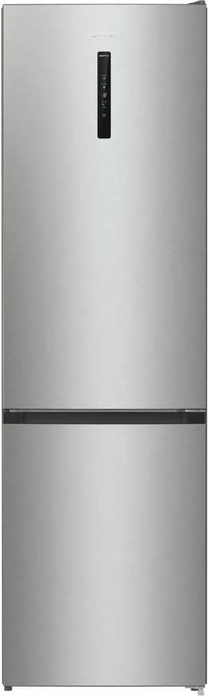 Gorenje | Šaldytuvas | NRK6202AXL4 | Energy efficiency class E | Free standing | Combi | Height 200 cm | No Frost system | Šaldytuvas net capacity 235 L | Šaldiklis net capacity 96 L | Ekranas | 38 dB | Nerūdijantis plienas