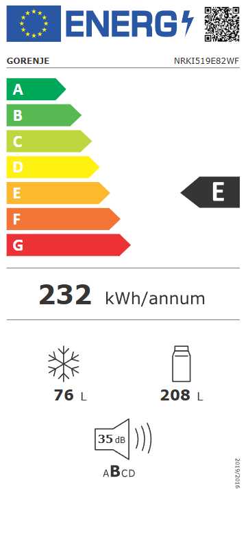 Šaldytuvas Gorenje NRKI519E82WF