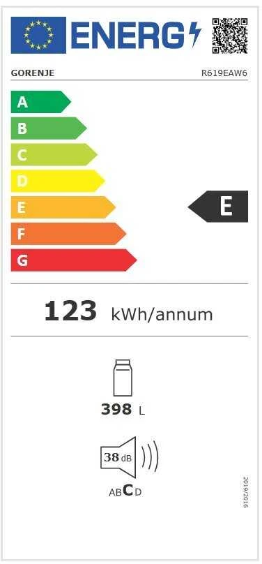 Šaldytuvas GORENJE R619EAW6