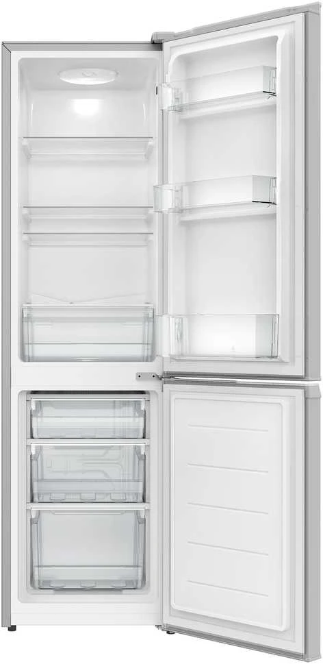 Šaldytuvas su šaldikliu apačioje EI-170B Inox Eiron 120/50L/152x54x44cm nerūd.plieno