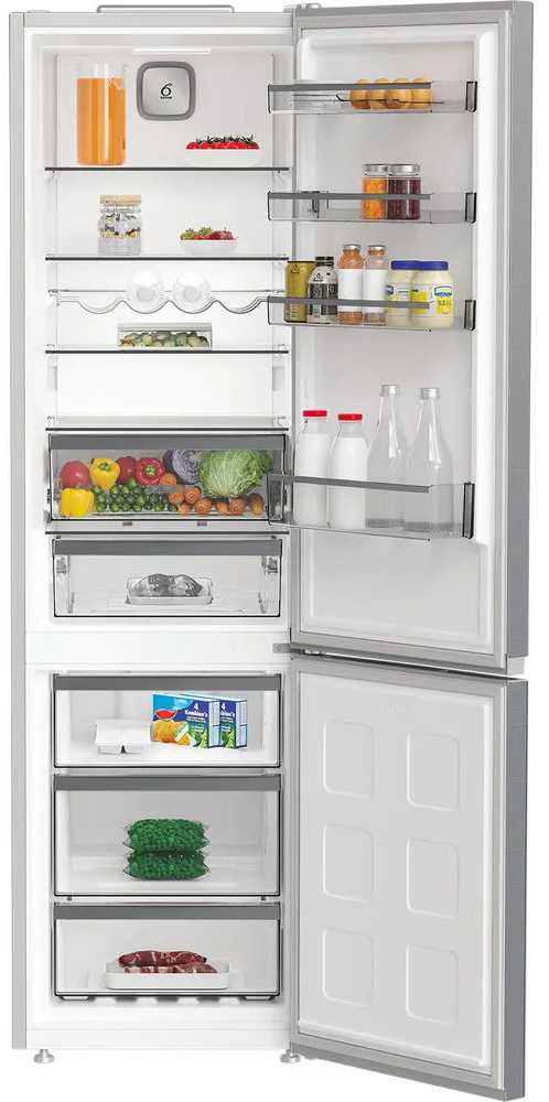 Whirlpool Šaldytuvas | WHK 26402 XP4E | Energy efficiency class E | Free standing | Combi | Height 203.5 cm | No Frost system | Šaldytuvas net capacity 249 L | Šaldiklis net capacity 106 L | Ekranas | 37 dB | Sidabrinis