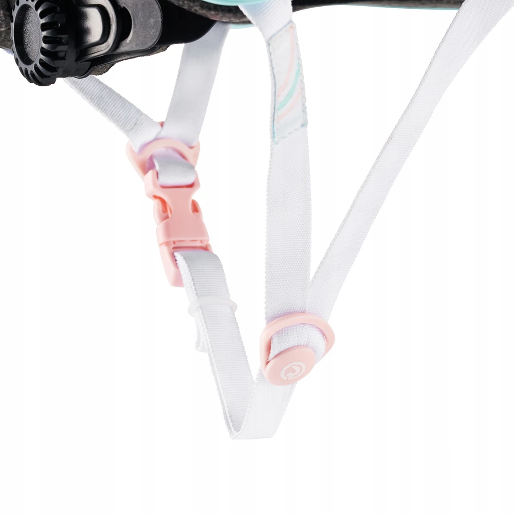 Šalmas Raven Essto M (55-58 cm), mėtinė rožinė