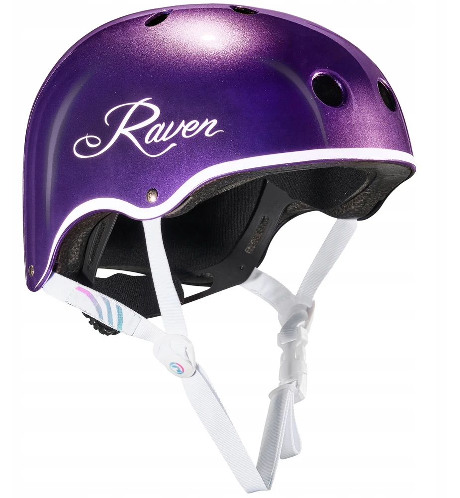 Šalmas Raven Essto S (52-55 cm), violetinė