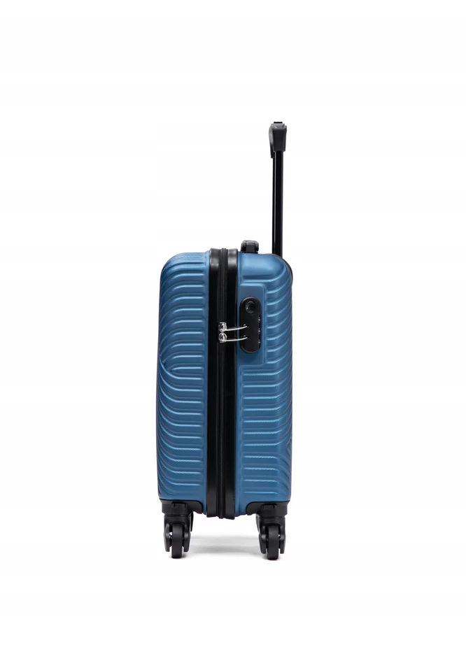 Salono lagaminas 40x30x20 ABS rankinis bagažas 4 ratai Ryanair Wizzair