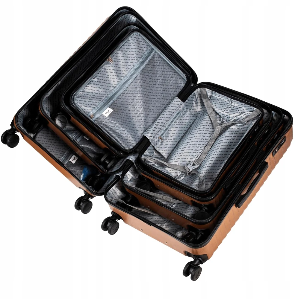 Salono Lagaminas Wings Pc Sea Eagle 20" Sidabrinis