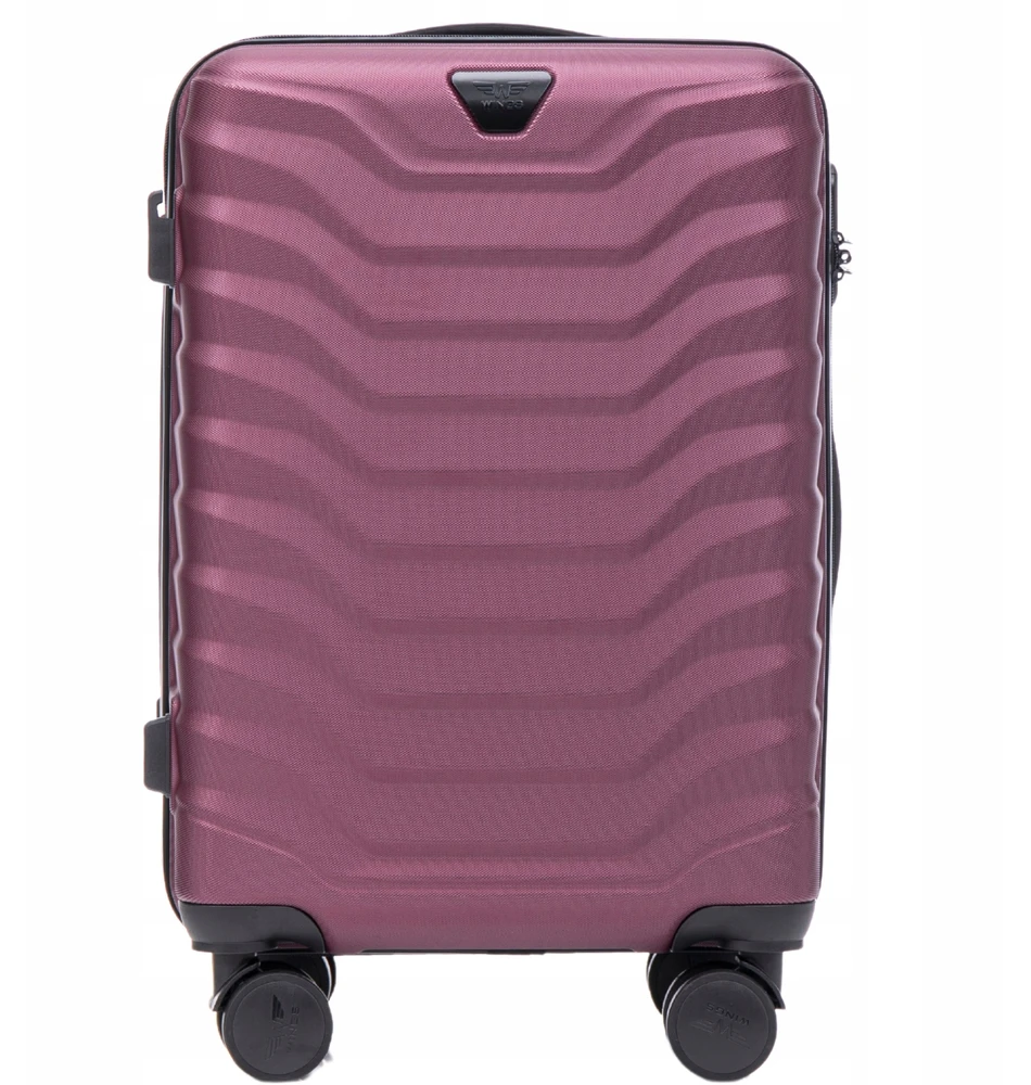 Salono Lagaminas Wings Peafowl 20" Bordo
