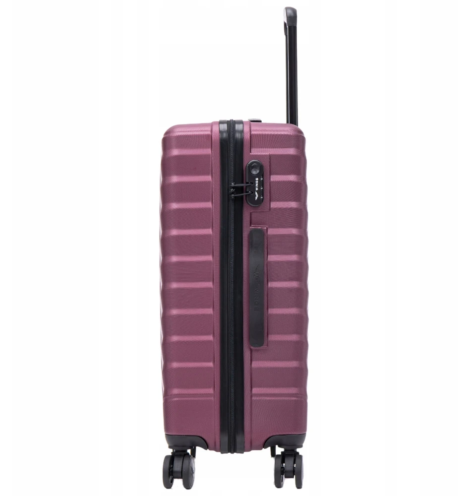 Salono Lagaminas Wings Peafowl 20" Bordo