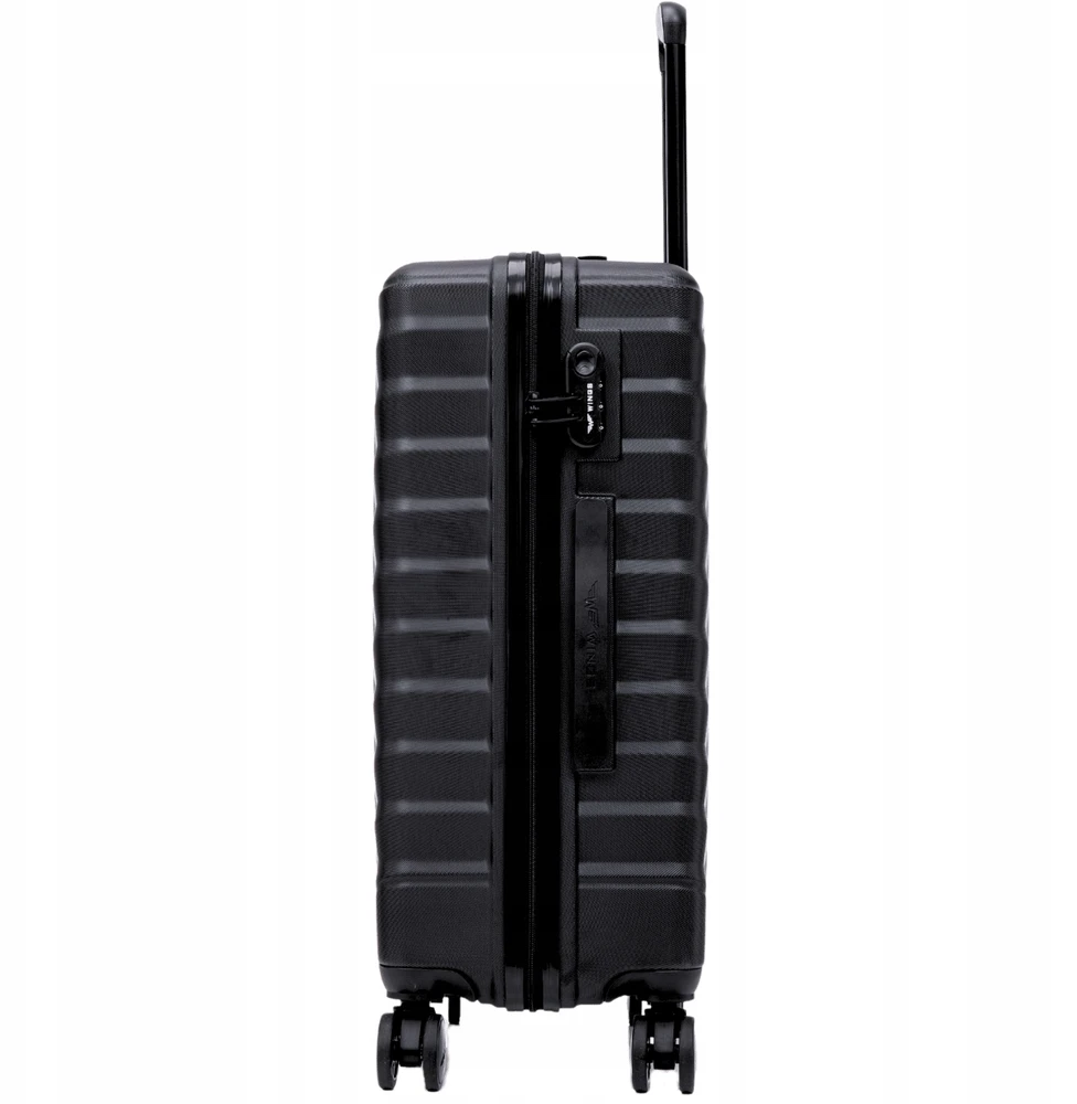 Salono Lagaminas Wings Peafowl 20" Juodas
