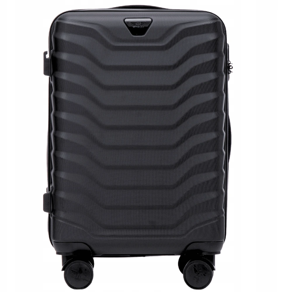 Salono Lagaminas Wings Peafowl 20" Juodas