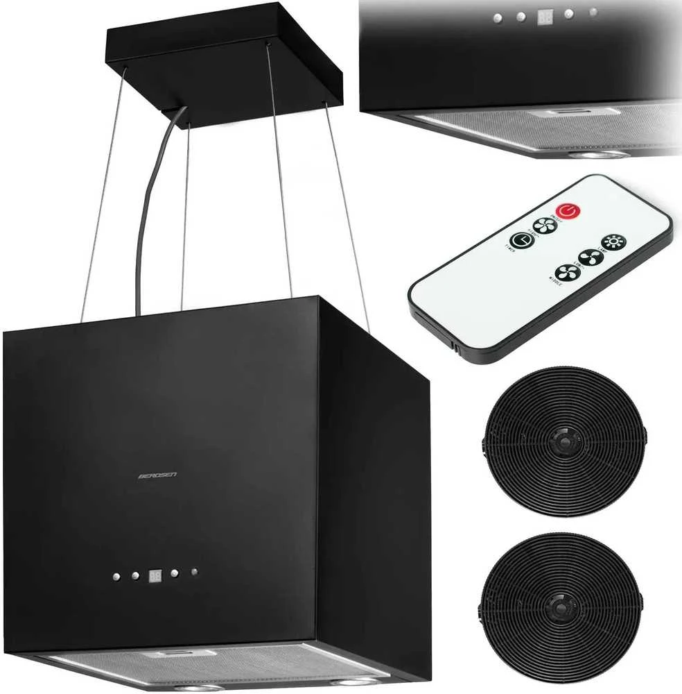 Salos tipo virtuvės gartraukis 40 cm Berdsen 40E + 2 filtrai