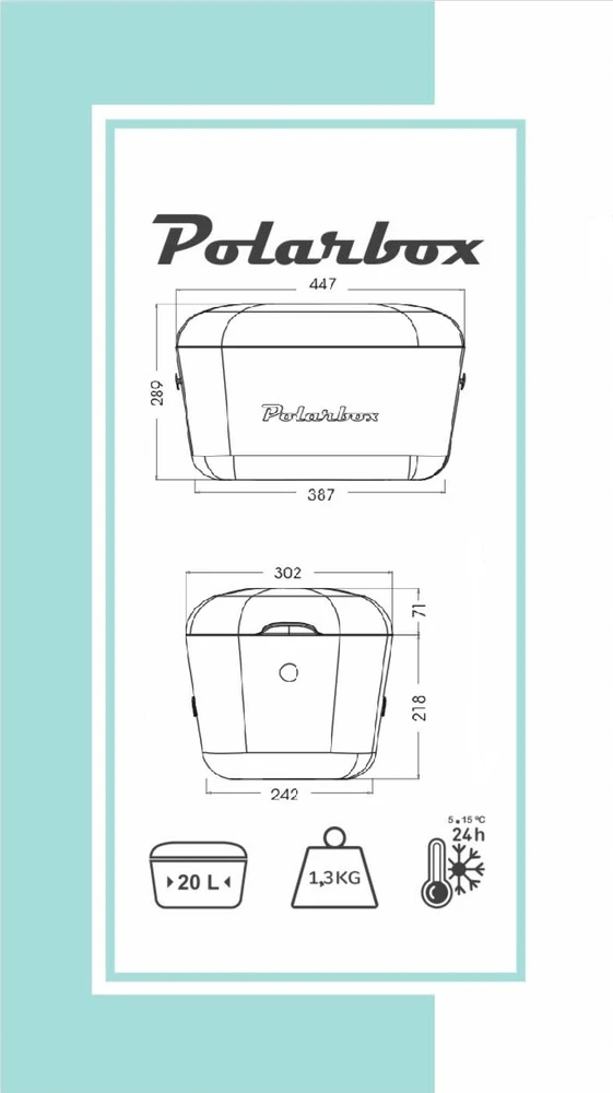 Šaltkrepšis / POLARBOX POP MALVA 20L