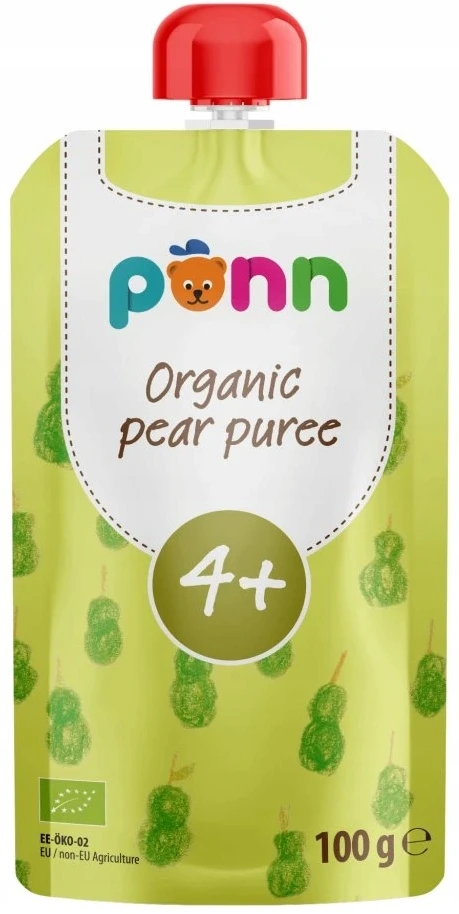 SALVEST PONN BIO kriaušė 100 % DESERTAS NUO 4 MĖNESIŲ 125 g