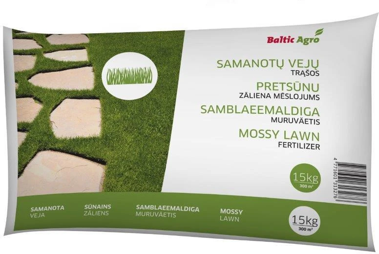 BALTICAGRO Samanotų vejų trąšos, 7,5kg