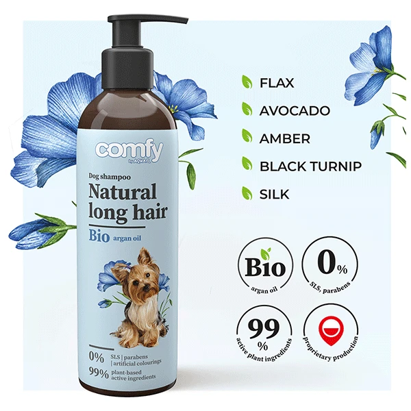 Šampūnas Comfy Natural Long Hair, 0.25 l