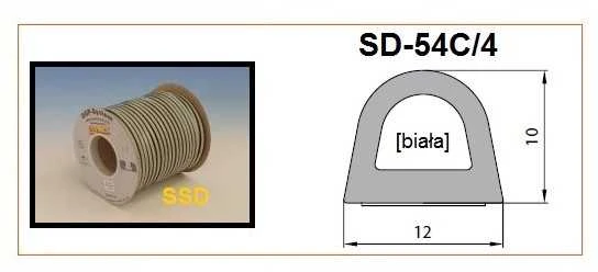 Sanok DGP TARPIKLIS 12 x 10mm Baltas 50 metrų