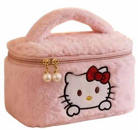 SANIRO HELLO KITTY PLIUSAS KOSMETIKOS KREPŠELIS