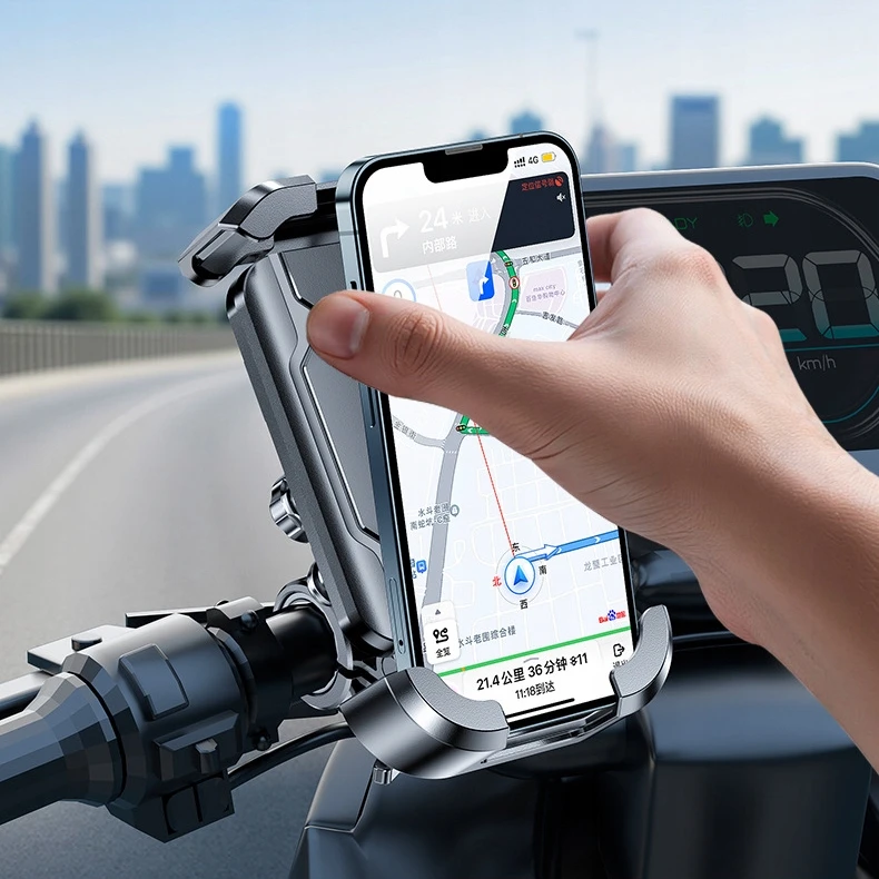 Šarvuotas ANTIVIBRACINIS MOTOCIKLIŲ DVIRAČIO MOTORAS TELEFONU Koanni