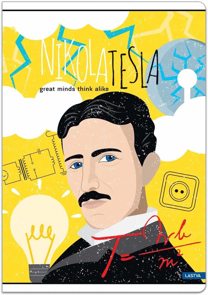 Lastva Sąsiuvinis(platus) A5 32lapų 80g langeliais GREAT MINDS