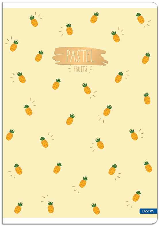 Lastva Sąsiuvinis A5 52lap 80g linija PASTEL FR