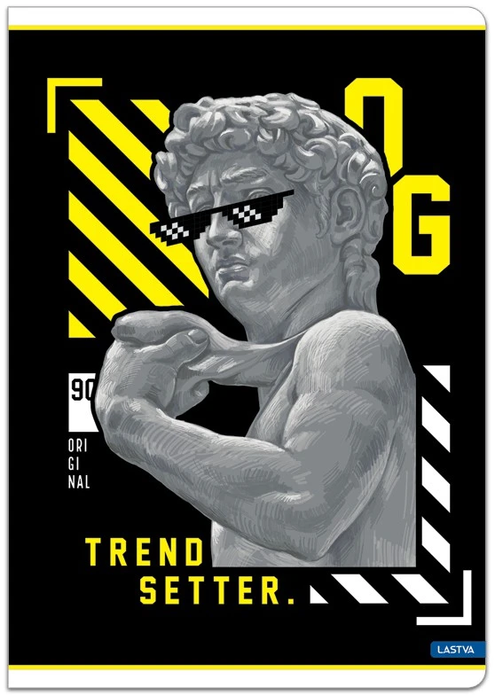 Lastva Sąsiuvinis A5 52lap 70g linija TREND SETTER