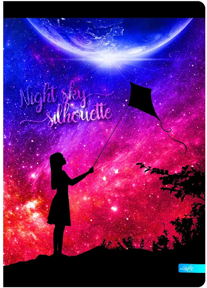 Lastva Sąsiuvinis A5 96lap. 70g NIGHT SKY linija