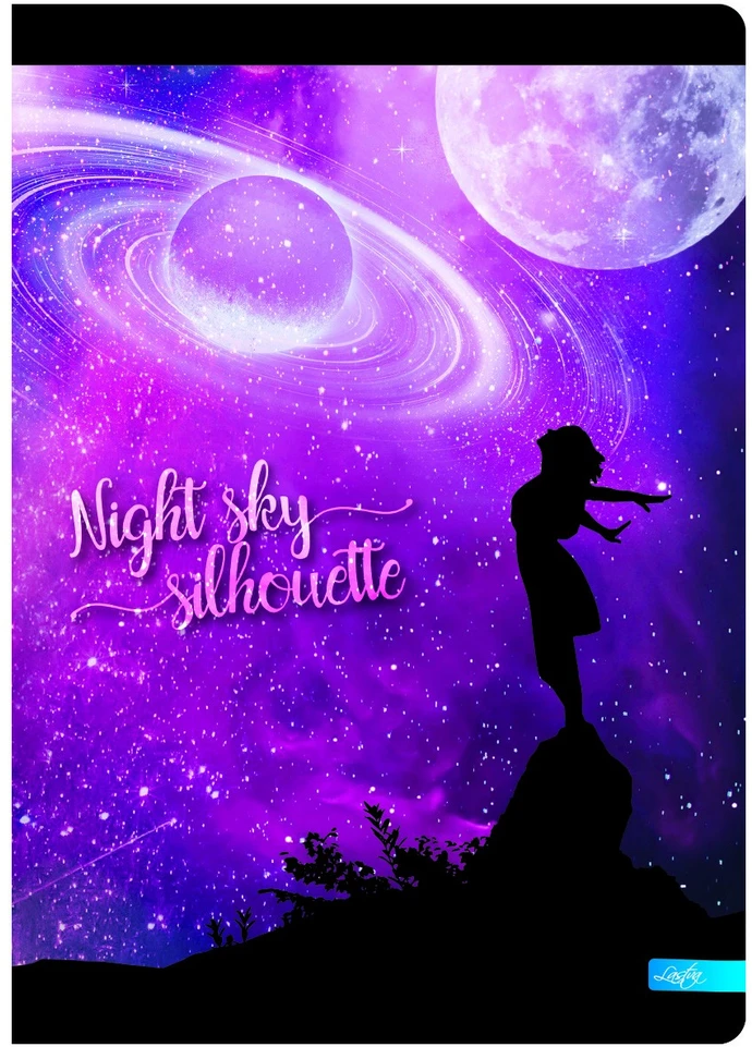 Lastva Sąsiuvinis A5 96lap. 70g NIGHT SKY linija