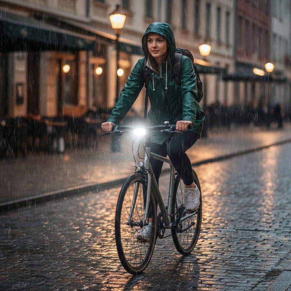 SATIS DVIRAČIO ŠVIESOS PRIEKINĖ GALINĖ LED PRIEKINĖ PAKRAUJAMOJO USB-C LEMPŲ RINKINYS