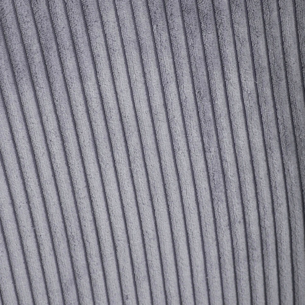 SATORI FASO pilka velveta minkšta kėdė valgomajam 57x59x84 HOMLA