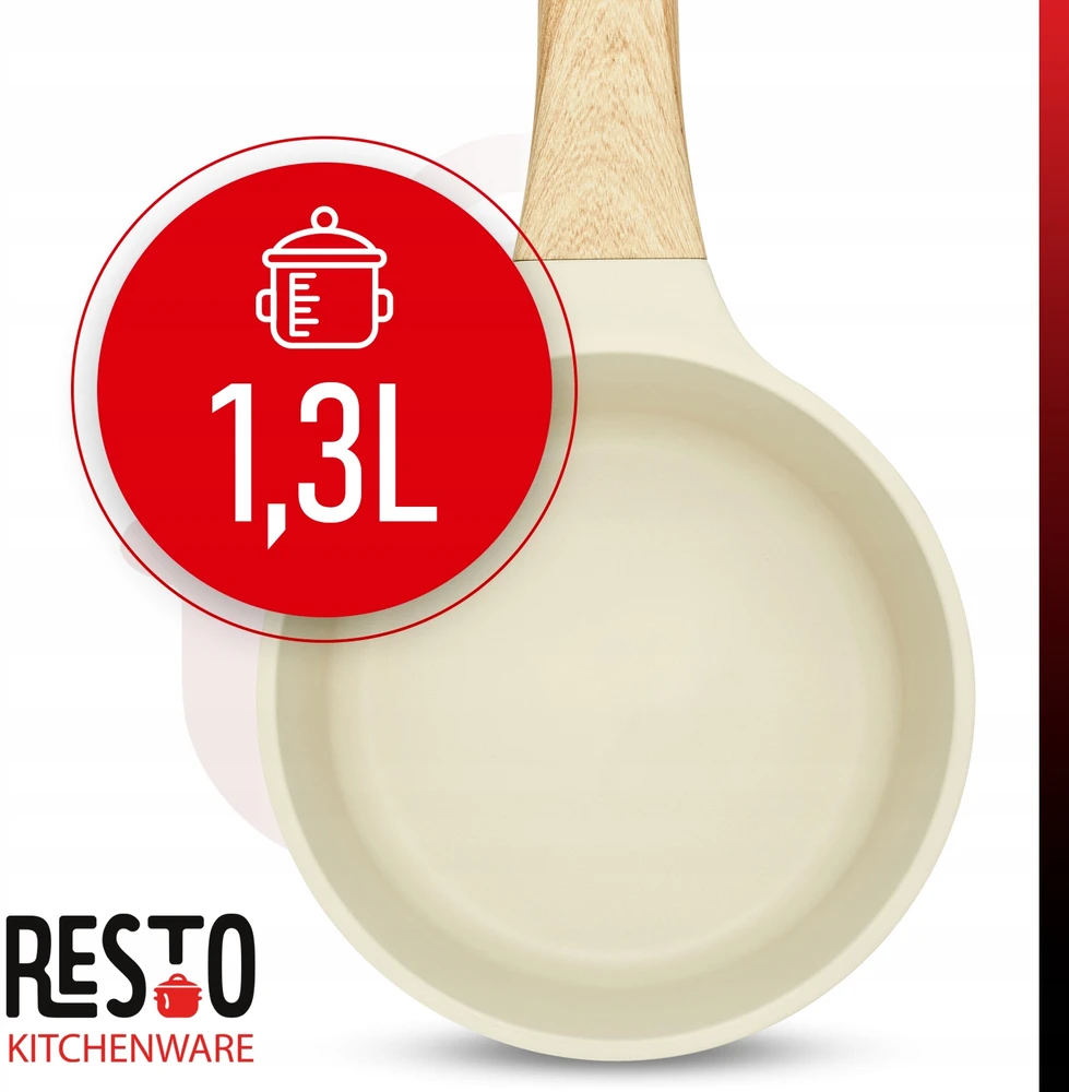 SAUCEPAN D16CM 1.3L/BEIGE 93800 RESTO 93800 (4260709013879)