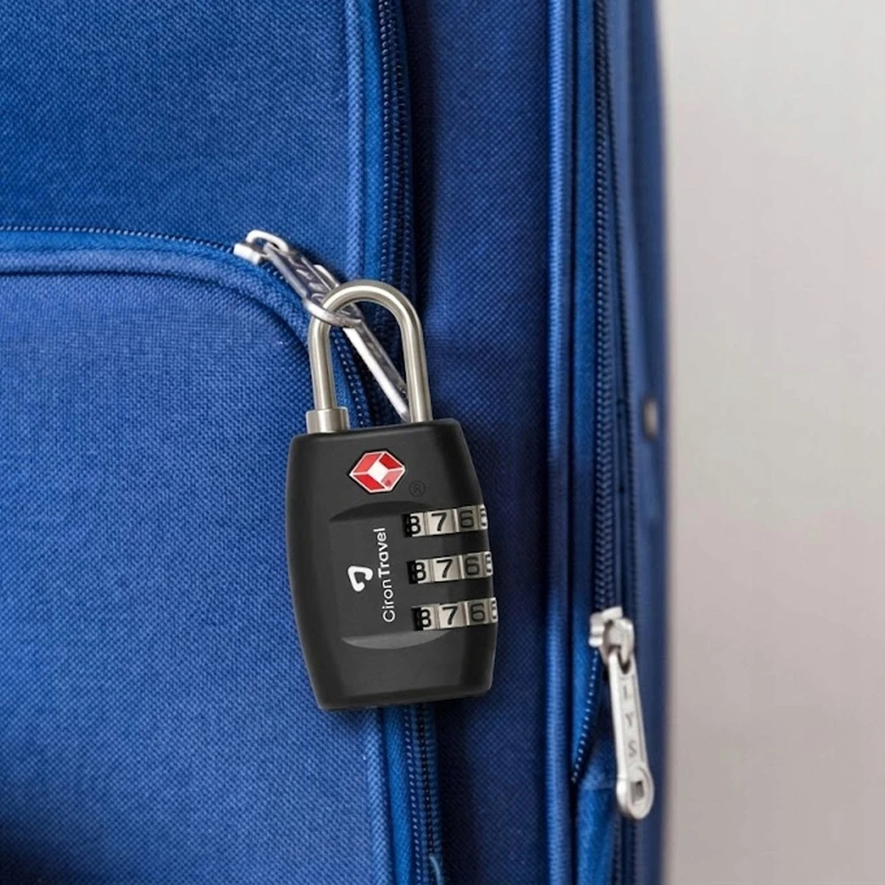 Kelioninis SAUGIAI CIRON TRAVEL BAGAŽO KOMBINUOTA PAKALNA lagaminai TSA lėktuvams