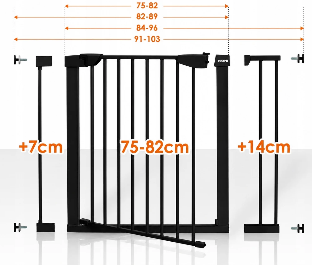 Hanks Kids Saugių vartų durų laiptai 76-103cm Vaikai Šuo HanksKids